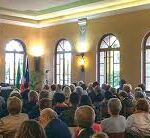 Convention aziendale in sala: momento di presentazione durante un evento corporate