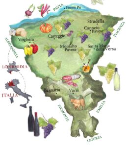Mappa oltrepò pavese